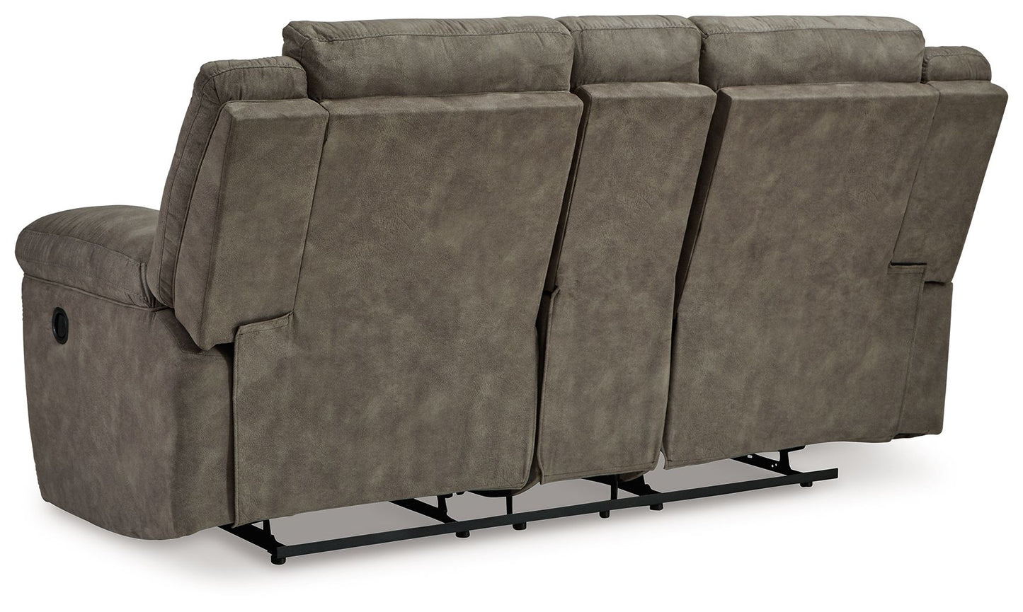Laresview Double Reclining Loveseat with Console