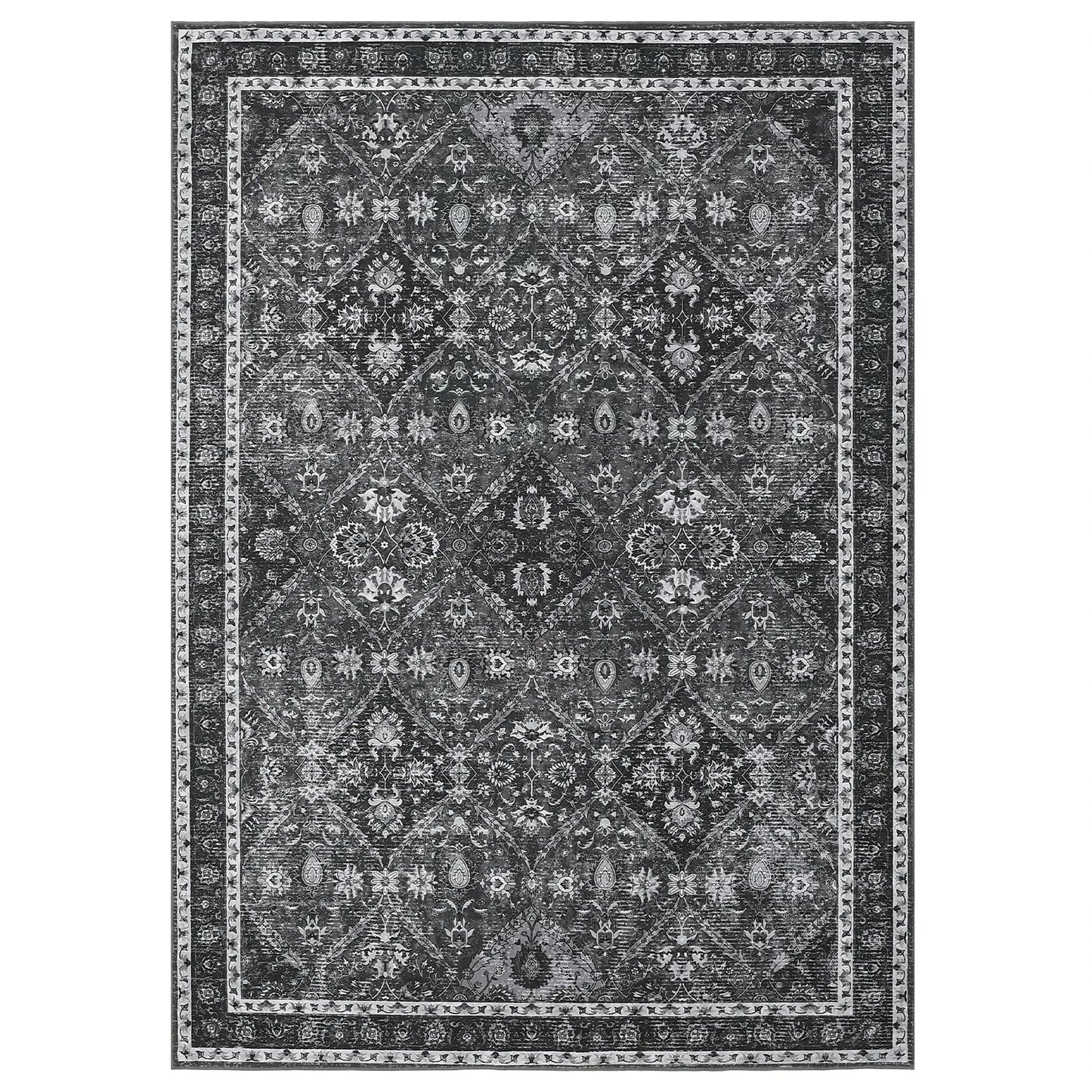 Washable, Non-Slip, Stain & Water Resistant Moroccan Rug comfydesigners