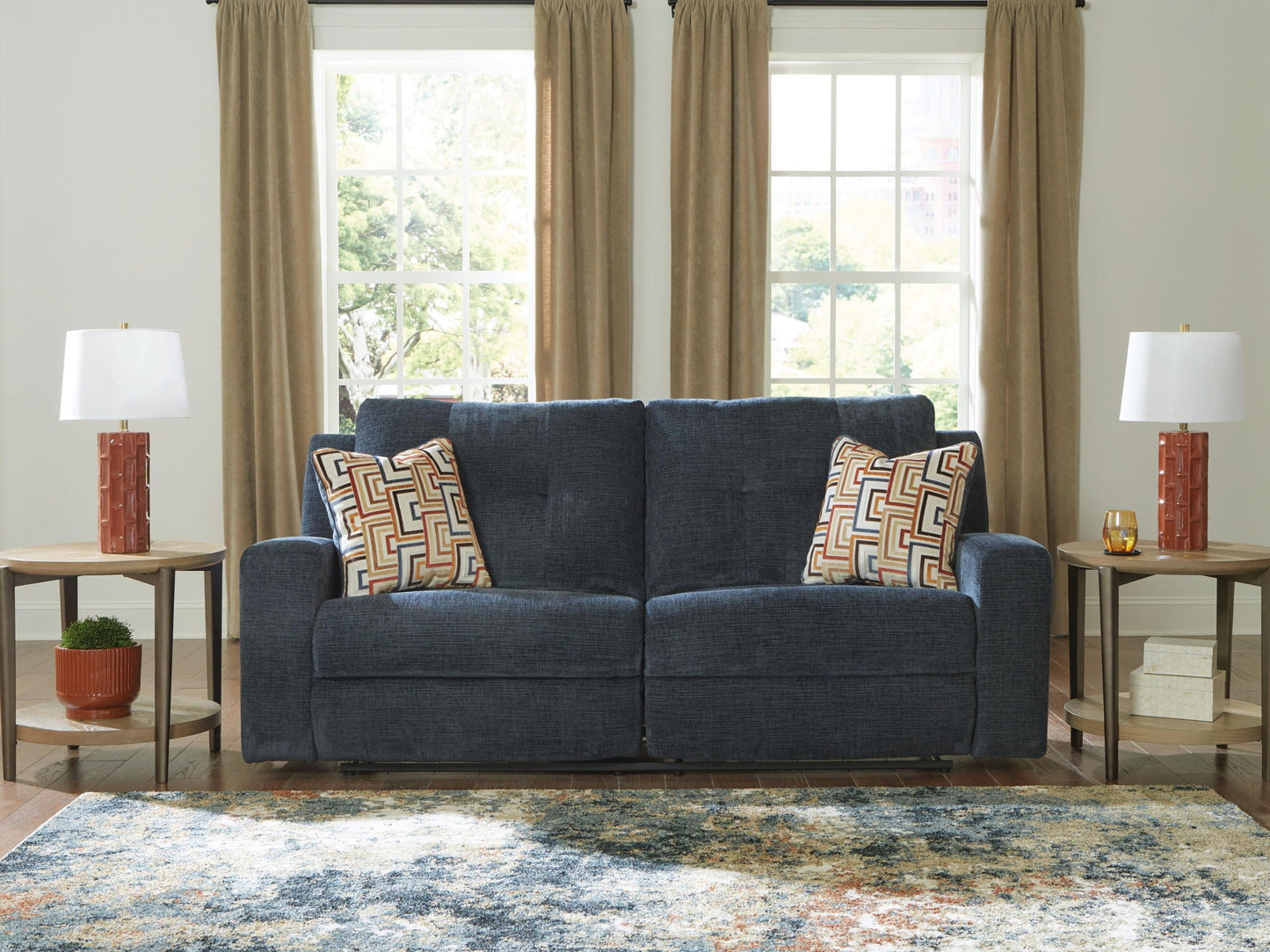 Danum Tufted 2-Seat Pull-Tab Reclining Sofa