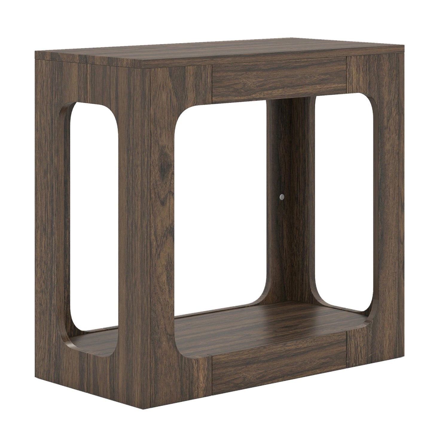 2-Tier End Table with Cozy Storage