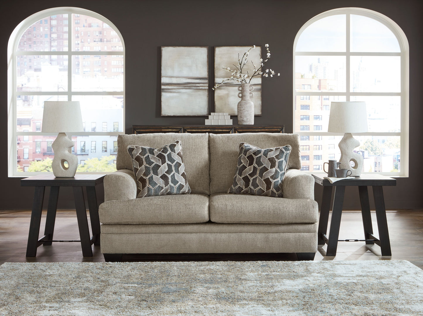 Stonemeade Ultra-Soft Upholstered Stationary Loveseat