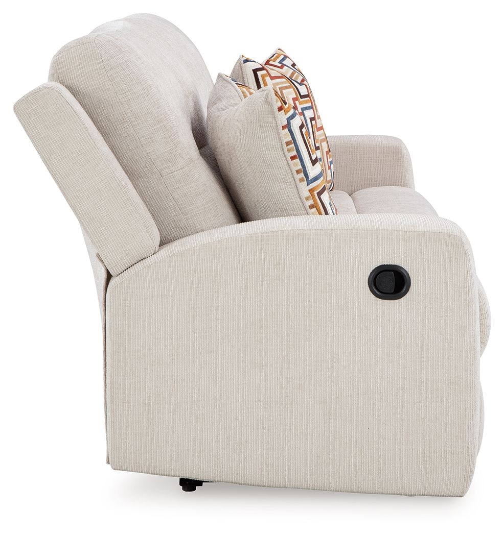Danum Tufted 2-Seat Pull-Tab Reclining Sofa