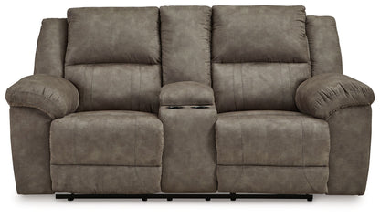 Laresview Double Reclining Loveseat with Console