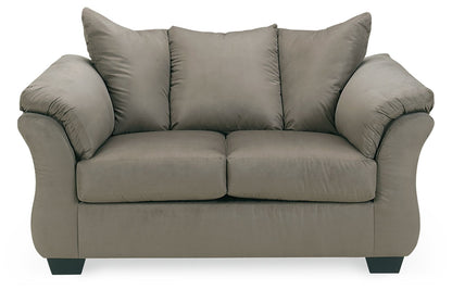 Darcy Modern Flared Pillow-Top Loveseat