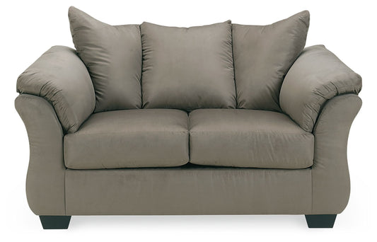 Darcy Modern Flared Pillow-Top Loveseat