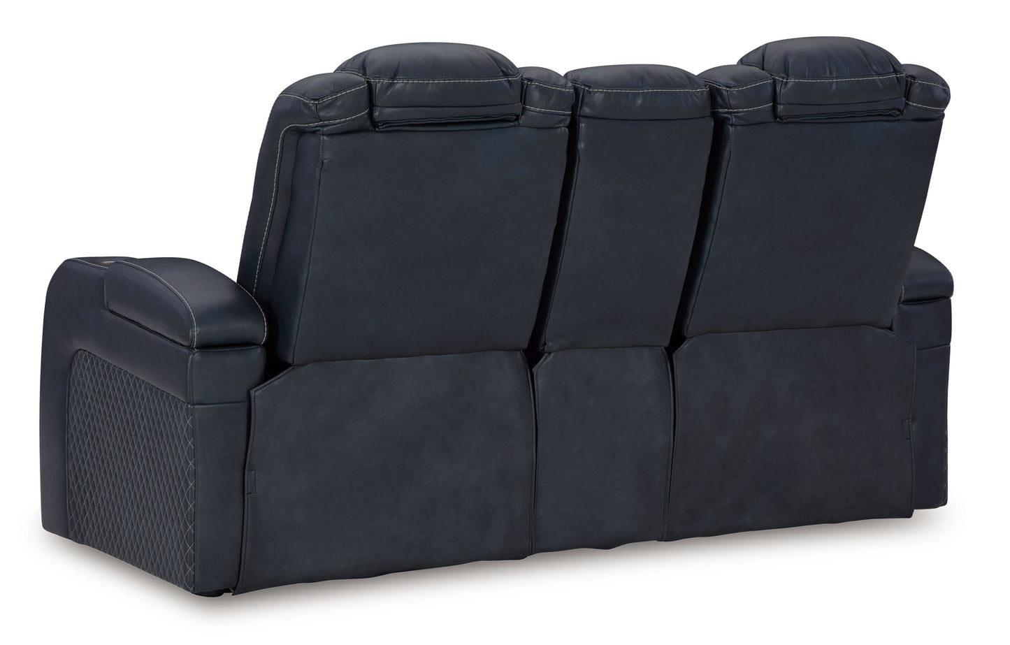 Fyne-Dyme Power Recliner Loveseat with LED Audio