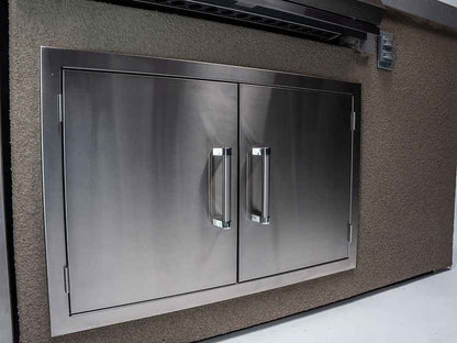 KoKoMo 7' Outdoor Kitchen Island + Fridge