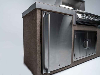KoKoMo 7' Outdoor Kitchen Island + Fridge