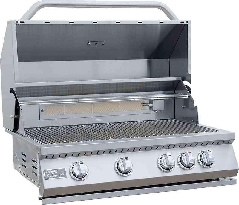 KoKoMo Outdoor Kitchen Island with Fire