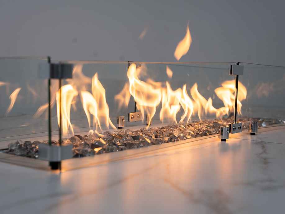 KoKoMo Outdoor Kitchen Island with Fire