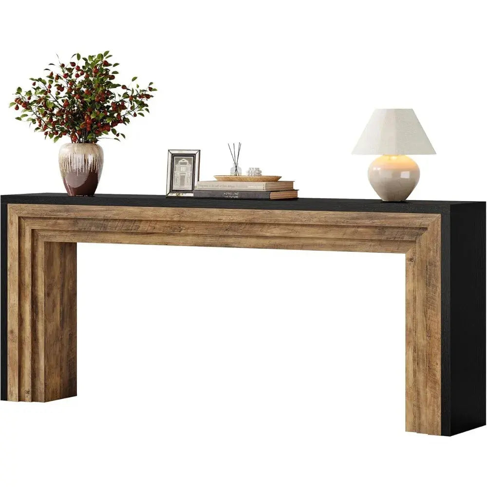 Narrow Wooden Sofa Table comfydesigners