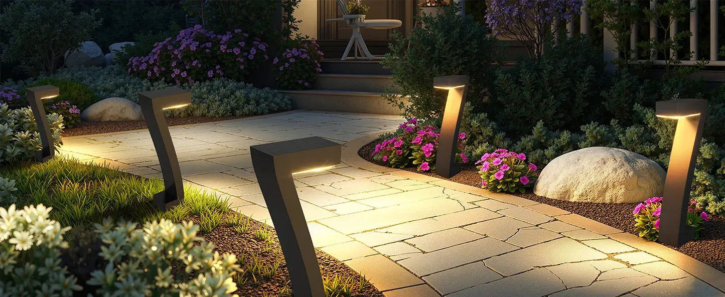 Bright LED Solar Walkway/Driveway Lights. comfydesigners
