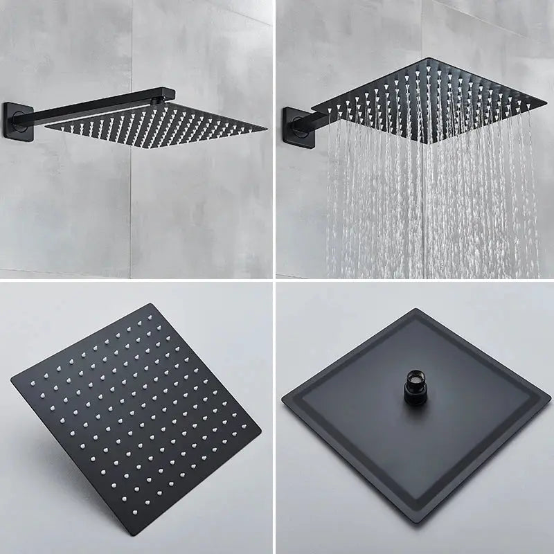 Concealed Wall Mounted Rainfall Shower Kit comfydesigners