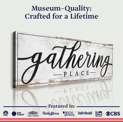Gathering Place Kitchen Canvas Wall Art