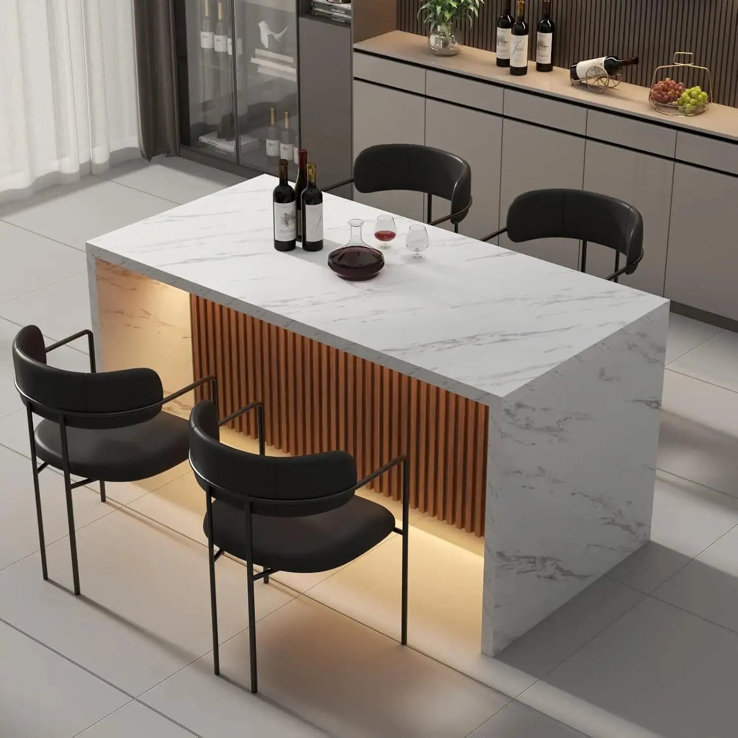 Faux Marble Dining Table comfydesigners