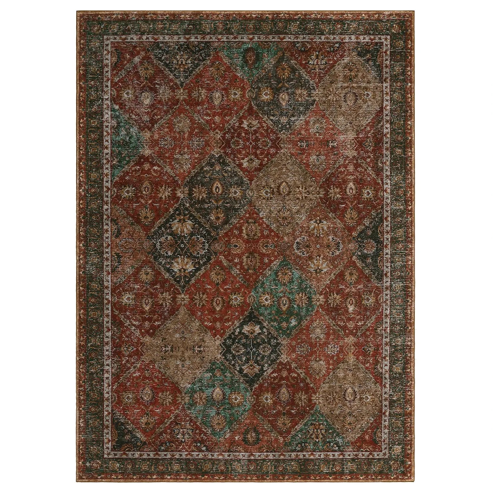 Washable, Non-Slip, Stain & Water Resistant Moroccan Rug comfydesigners