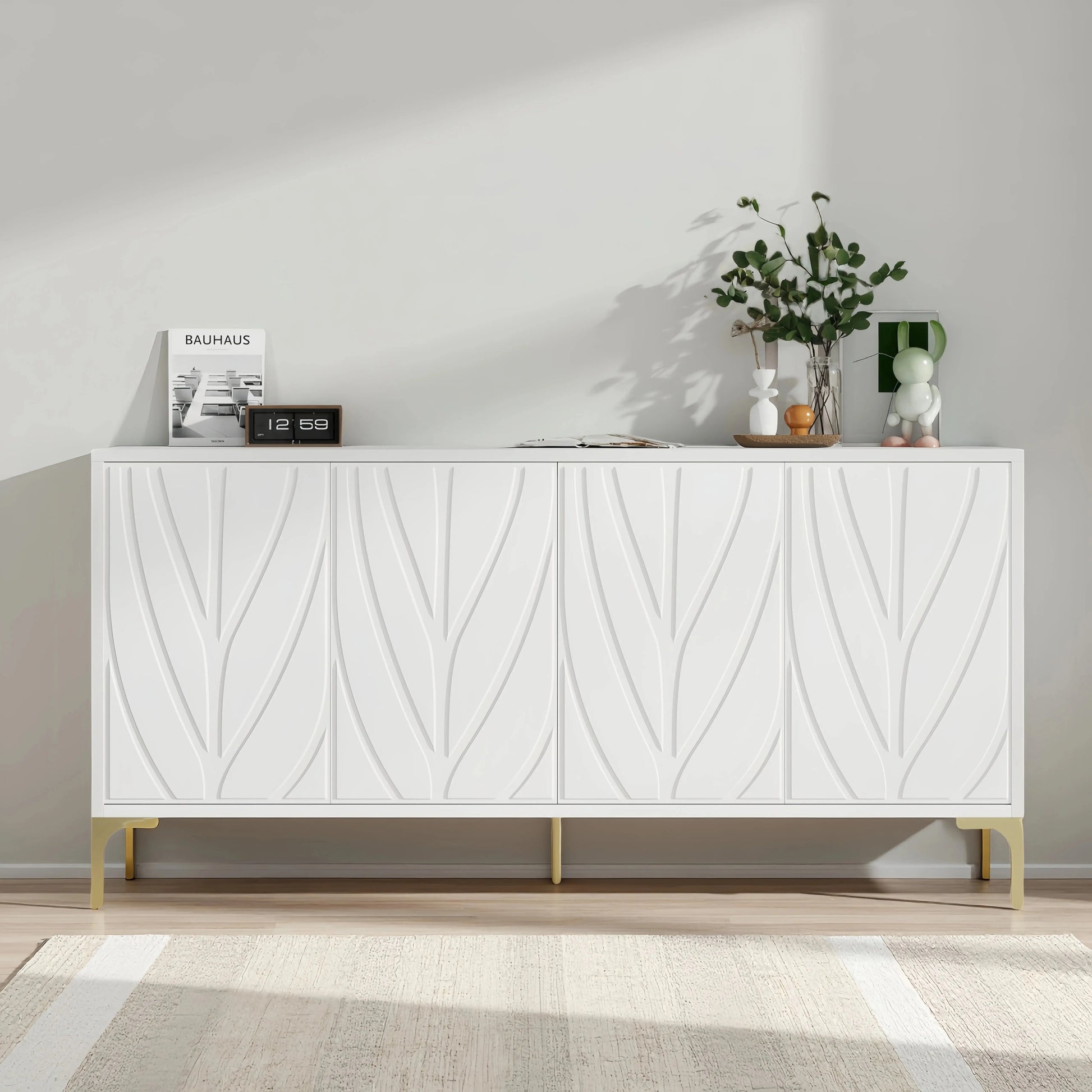 Press-to-Open Design Buffet Cabinet comfydesigners