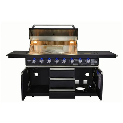 8-Burner Outdoor BBQ Island Grill comfydesigners
