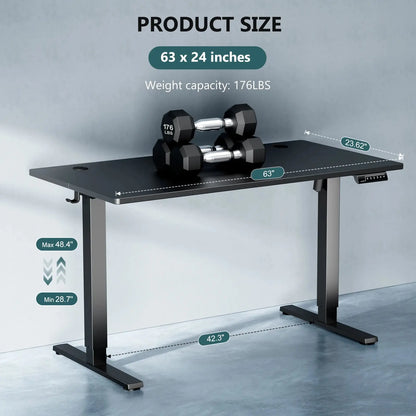 Ergonomic Height Adjustable Electric Standing Desk comfydesigners