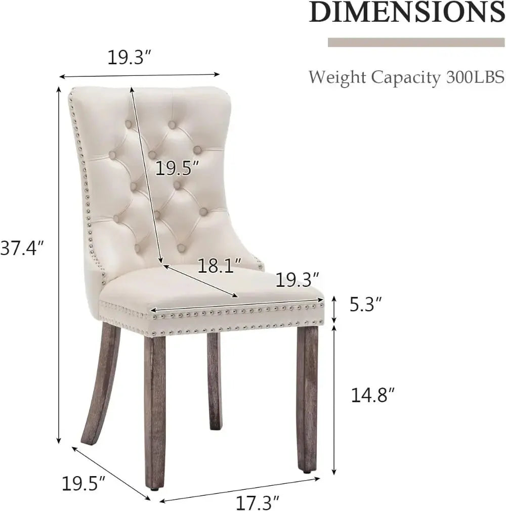 Velvet Dining Chairs, Upholstered with Deep Button Tuffed Back comfydesigners