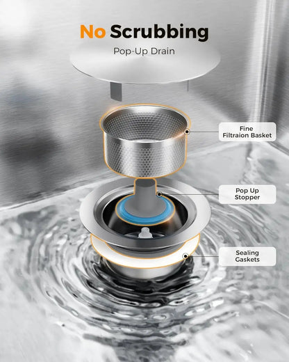 Stainless Steel Workstation Kitchen Sink | Single Bowl comfydesigners