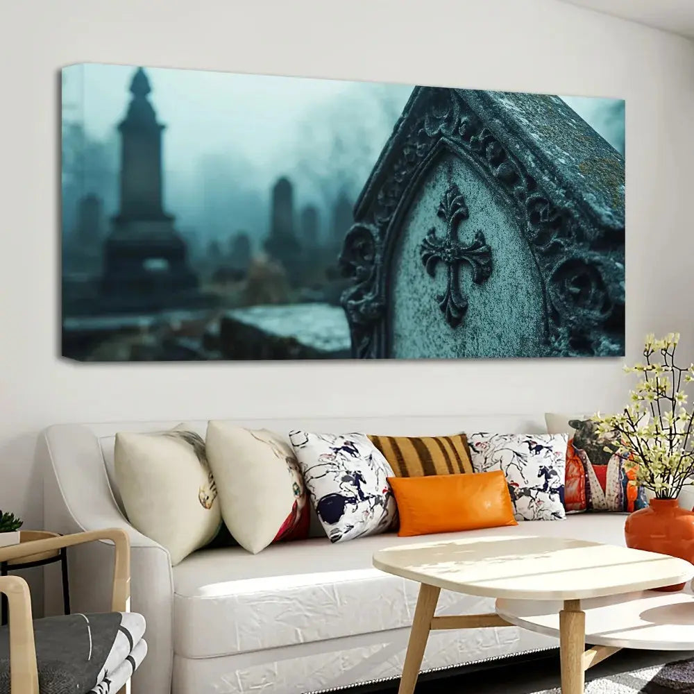 Cemetery Tombstone Wall Decoration comfydesigners