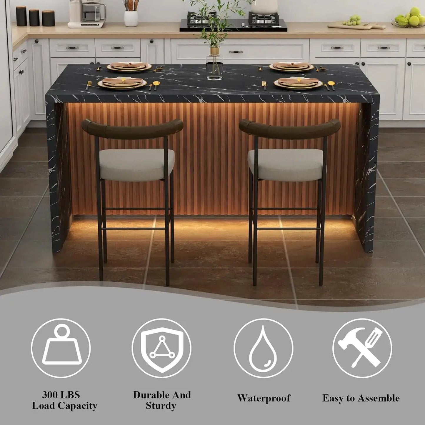 Faux Marble Dining Table comfydesigners