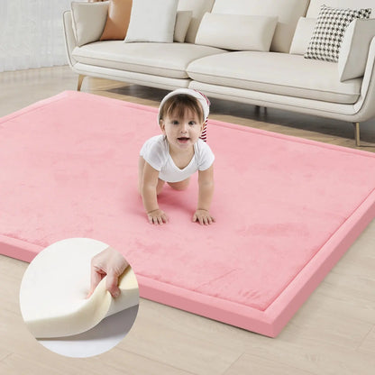 Soft Velvet Padded Minimalist Rug comfydesigners