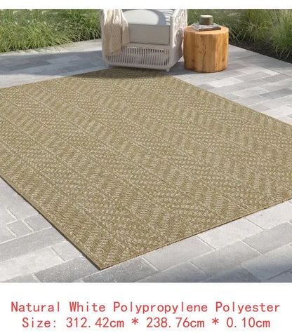 Indoor/Outdoor Jute Area Rug comfydesigners