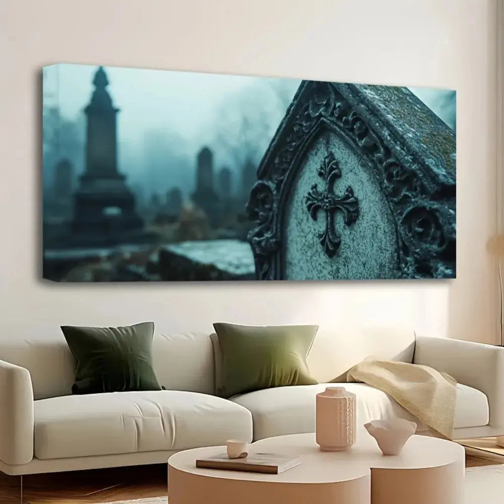 Cemetery Tombstone Wall Decoration comfydesigners