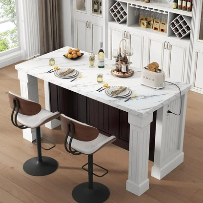 Faux Marble Dining Table comfydesigners