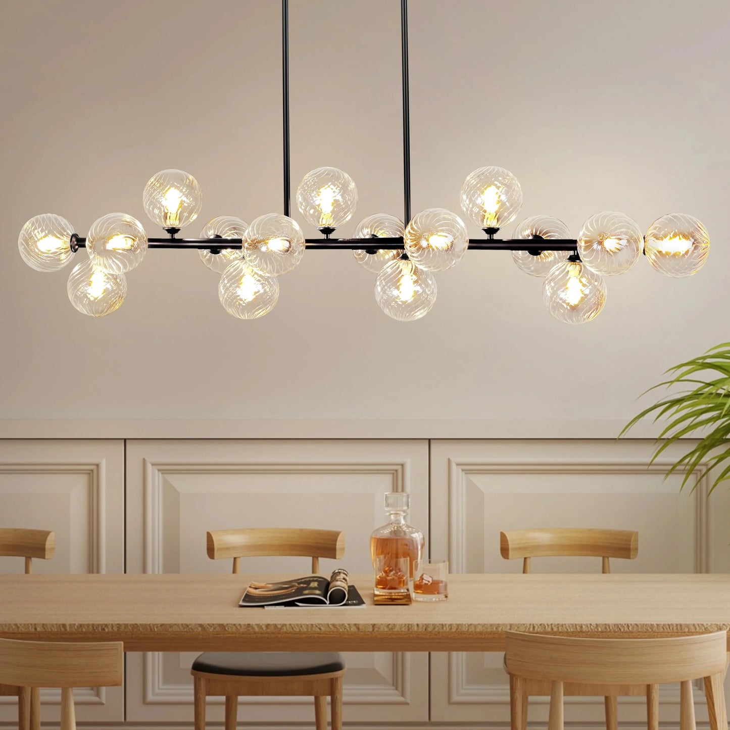 Mid Century Modern Chandelier 16-Lights comfydesigners