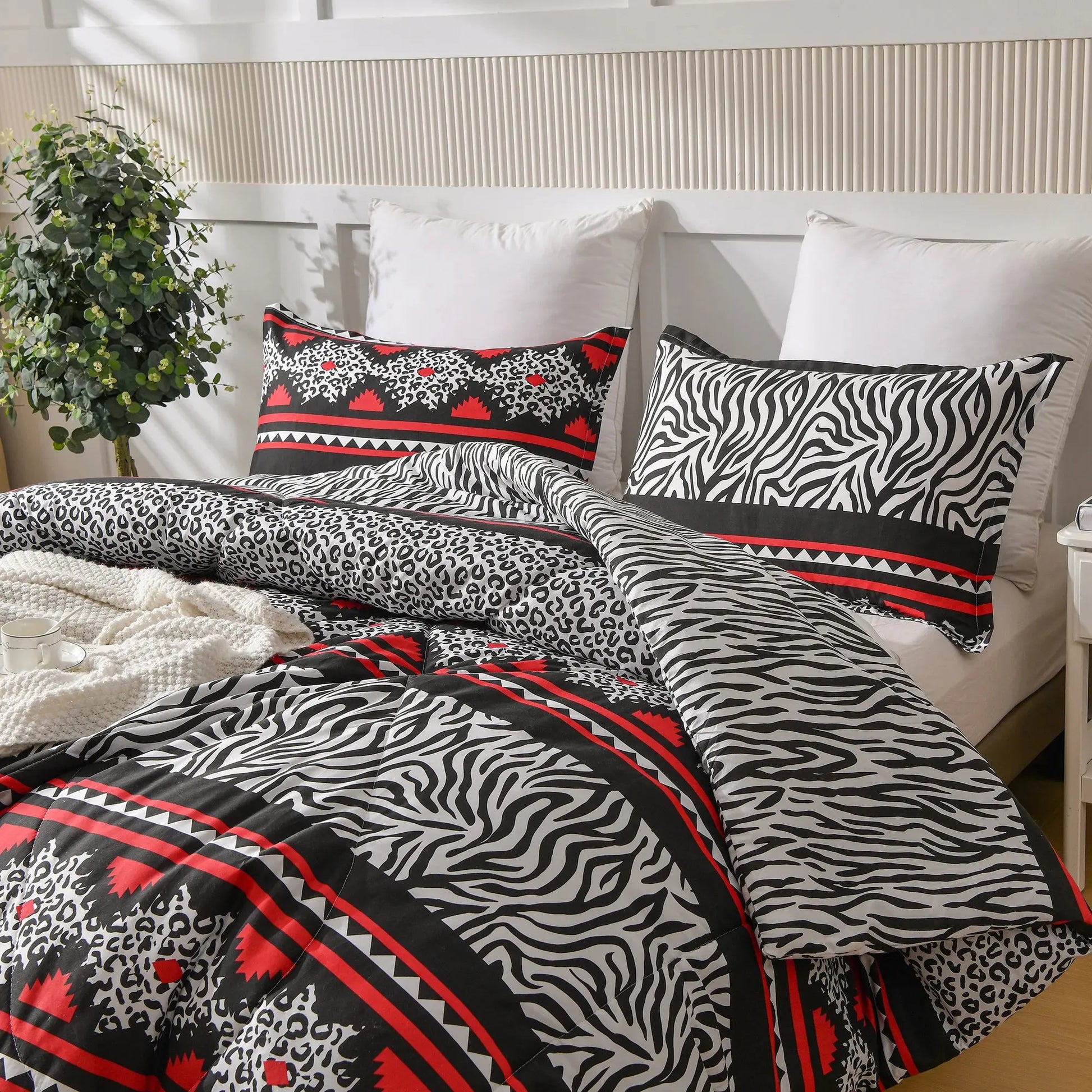 Wake Up to a Beautiful Bed — 3-Piece Printed Comforter Set, Twin to King comfydesigners
