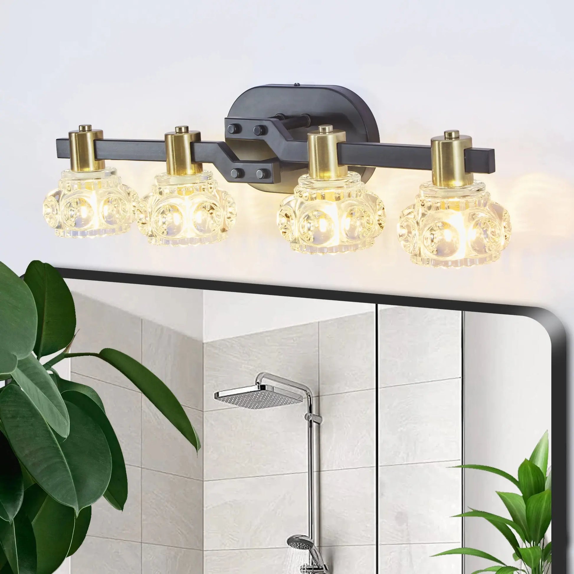Vintage Wall Sconce with Clear Crystal Shades comfydesigners