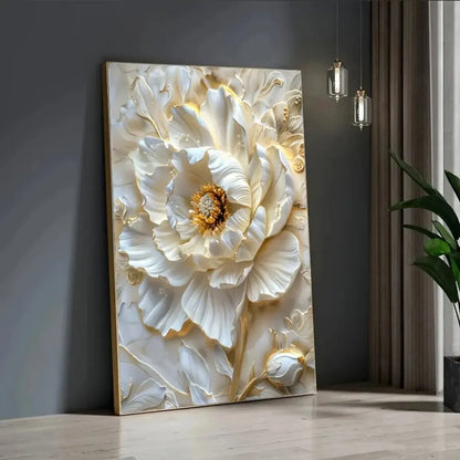 Frameless Modern Abstract Floral Canvas Art comfydesigners
