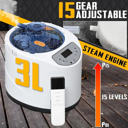 Large Portable Steam Sauna with Remote Control comfydesigners
