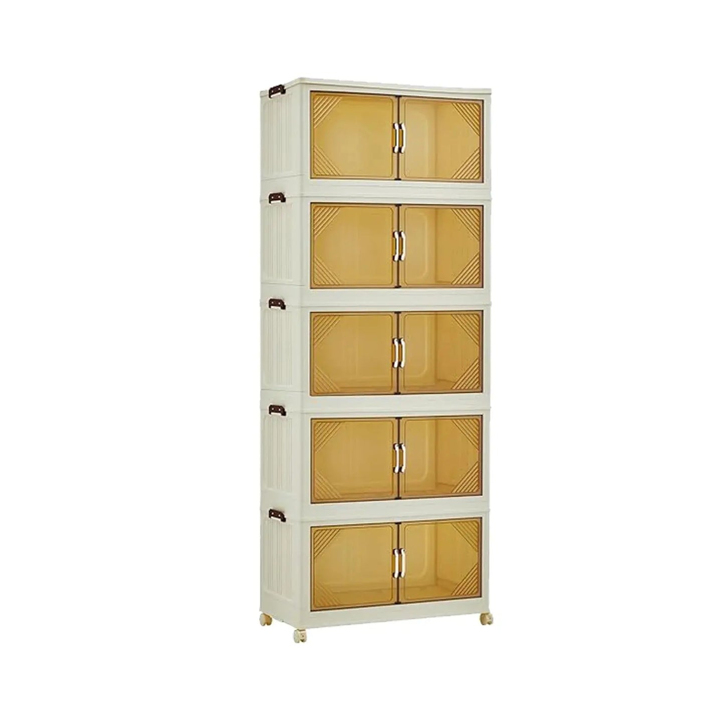 Stack It. Access It. Fold It Away. — Large Capacity Stackable Collapsible Storage Bins, 3 to 5 Tiers comfydesigners
