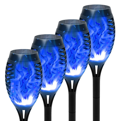 Light Up the Night, Naturally — Solar Flickering Flame Torch Pathway Lights, Sets of 4, 6, 8 & 12 comfydesigners