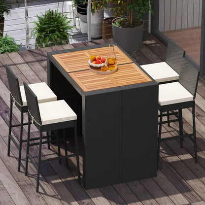 5 Piece Outdoor Bar Set comfydesigners