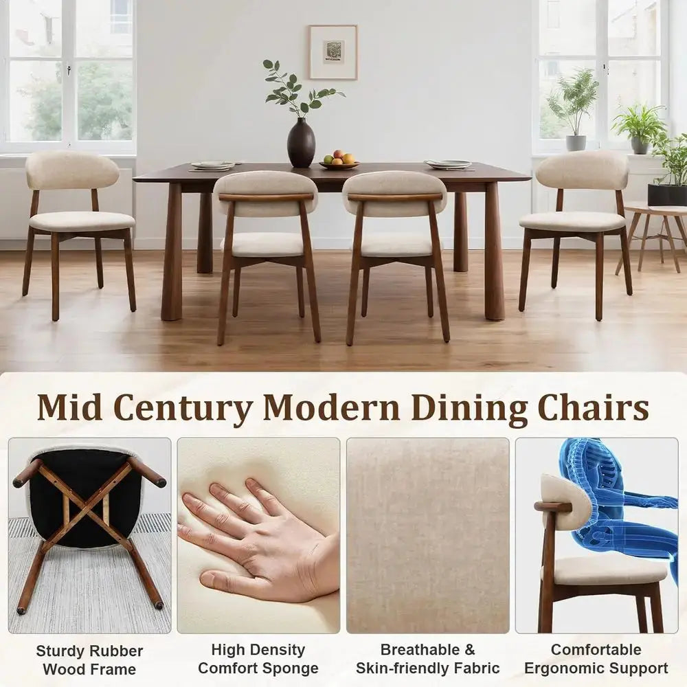 Farmhouse Dining Chairs Set of 4 comfydesigners