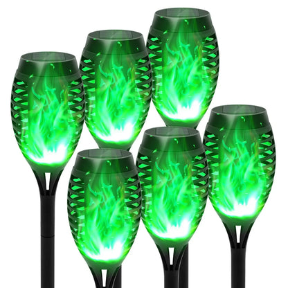 Light Up the Night, Naturally — Solar Flickering Flame Torch Pathway Lights, Sets of 4, 6, 8 & 12 comfydesigners