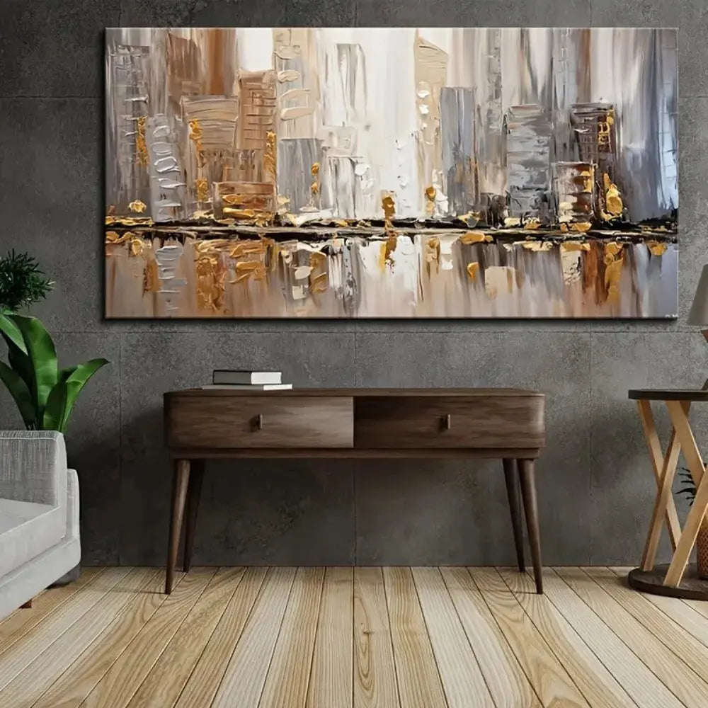 Large Modern Abstract Oil Painting comfydesigners
