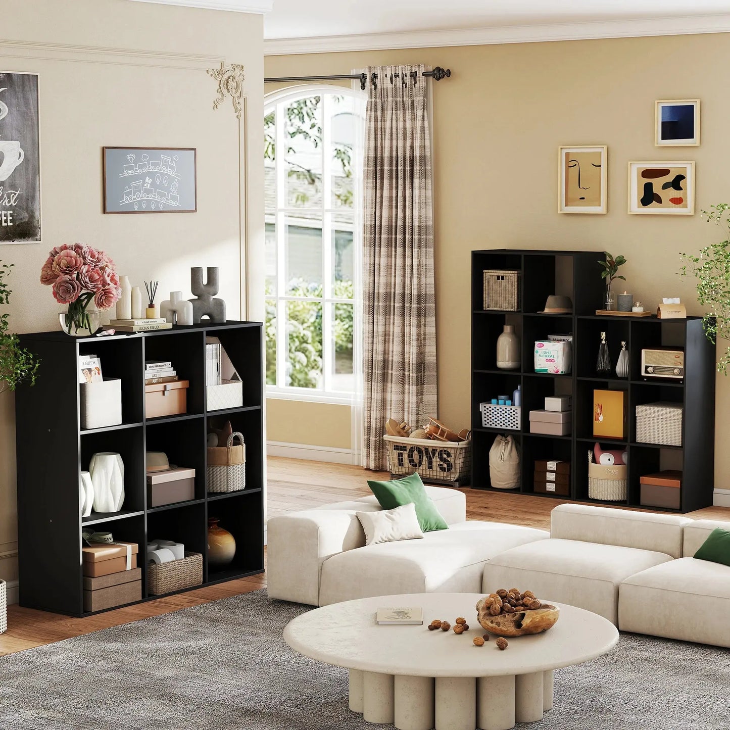 One Shelf. Every Room. Endless Possibilities. — Modular Cube Storage Organizer, 6, 8 & 9-Cube Configurations comfydesigners