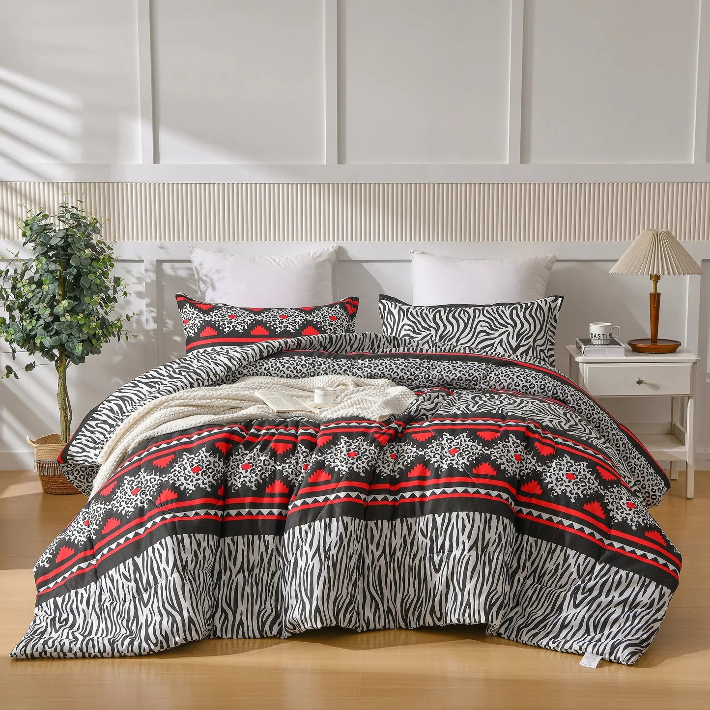 Wake Up to a Beautiful Bed — 3-Piece Printed Comforter Set, Twin to King comfydesigners