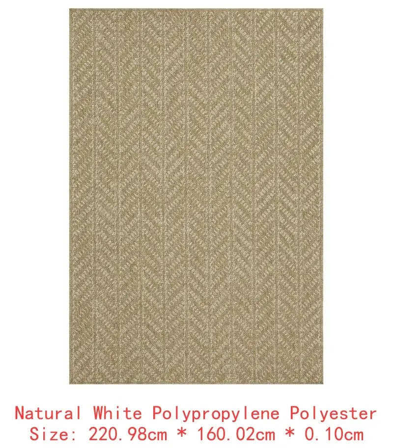 Indoor/Outdoor Jute Area Rug comfydesigners