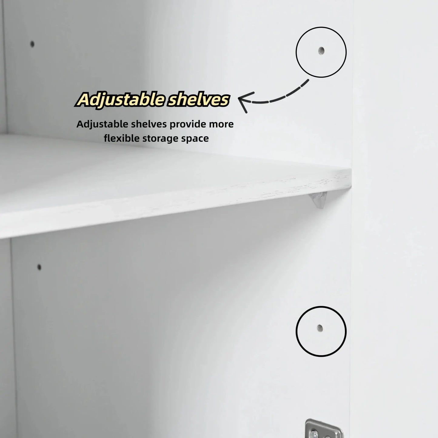 Press-to-Open Design Buffet Cabinet comfydesigners