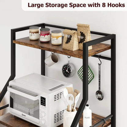 Kitchen Bakers Rack/Microwave Oven Stand comfydesigners
