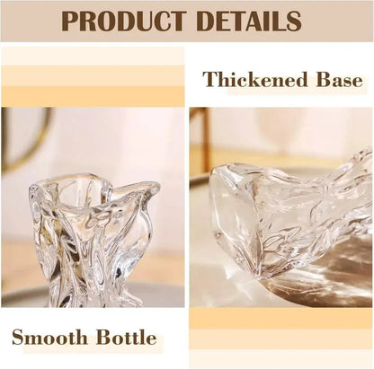 6 inch small art deco glass vase comfydesigners