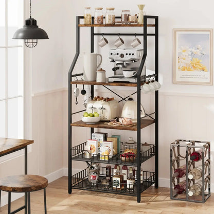 Kitchen Bakers Rack/Microwave Oven Stand comfydesigners