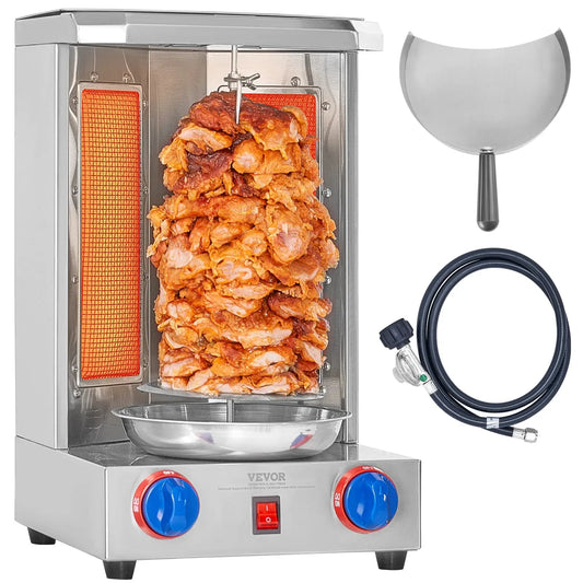 Gas Vertical Shawarma Broiler & Rotisserie Grill comfydesigners